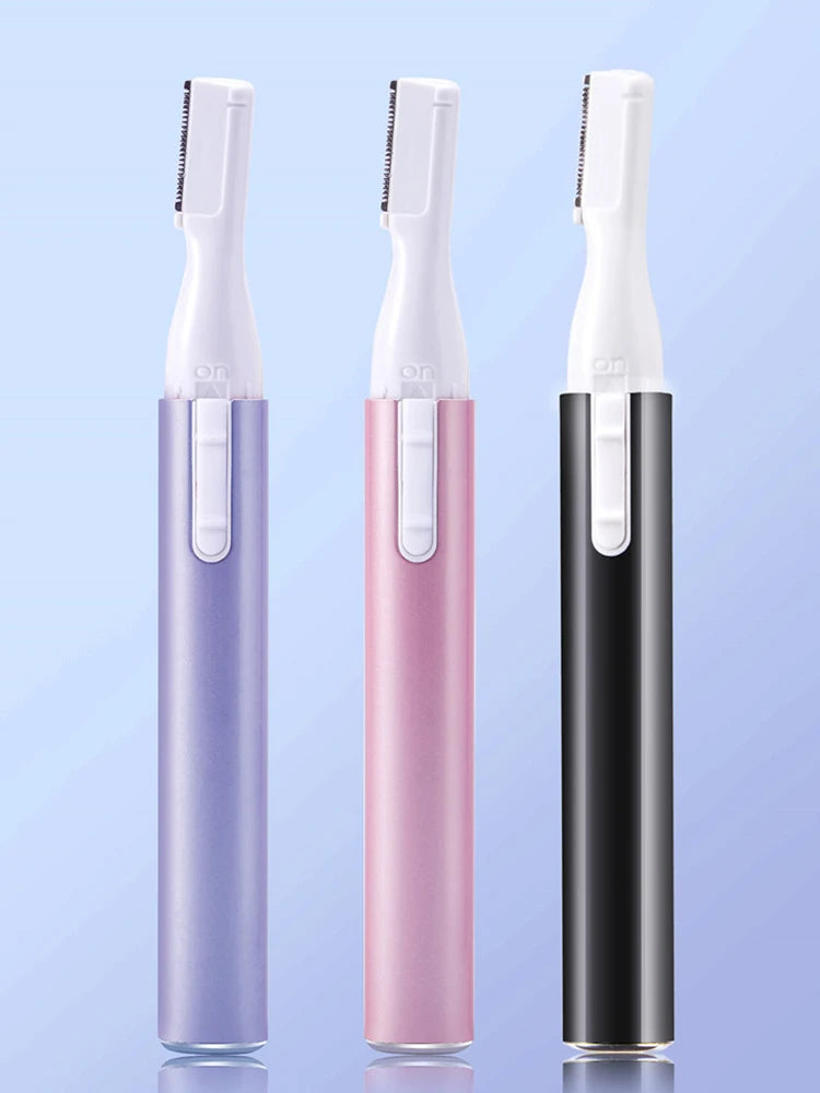 LuxuryGlow Electric Eyebrow Trimmer – Mini Facial Hair Remover for Face, Neck & Body