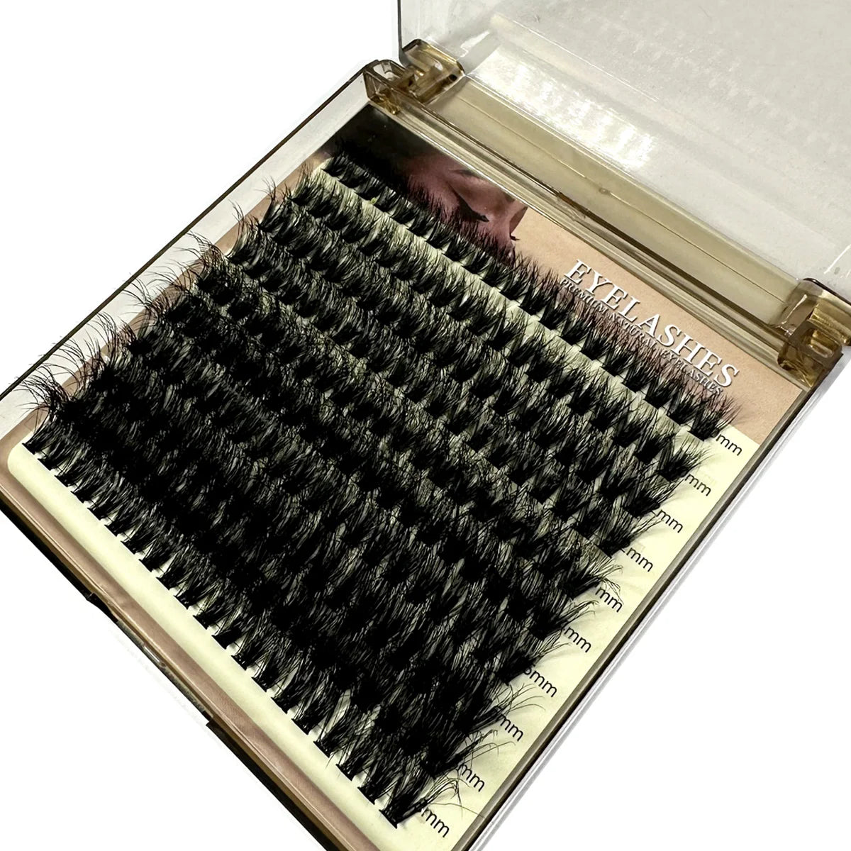 LYBCG Fluffy Thick DIY Lash Clusters – 30D-100D Eyelash Extensions (10–18mm)
