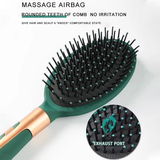 Marseilis Air Cushion Hair Comb Set – Anti-Static Scalp Massage Brush (4 PCS)