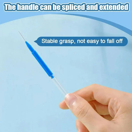 Cepillos interdentales LuxuryGlow (20 unidades) para ortodoncia y espacios interdentales: palillos dentales portátiles para la higiene bucal