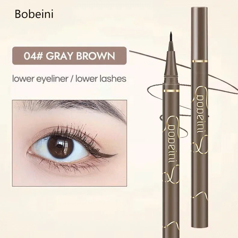 LuxuryGlow 4-Color Waterproof Fine Tip Eyeliner – Quick-Dry, Long-Lasting, Smudge-Proof
