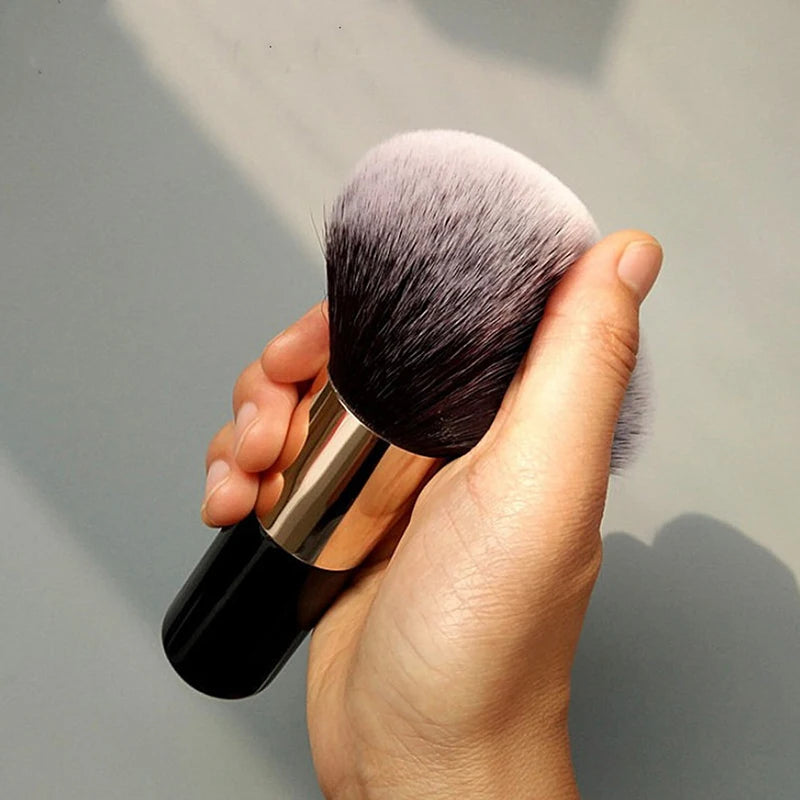 LuxuryGlow Large Soft Foundation & Blush Makeup Brush – Big Size Face Brush