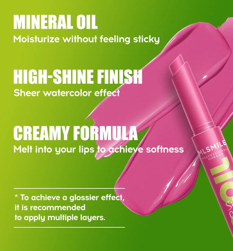 Set de labiales MLSMILE 3 en 1: brillo intenso, hidratante y duradero.