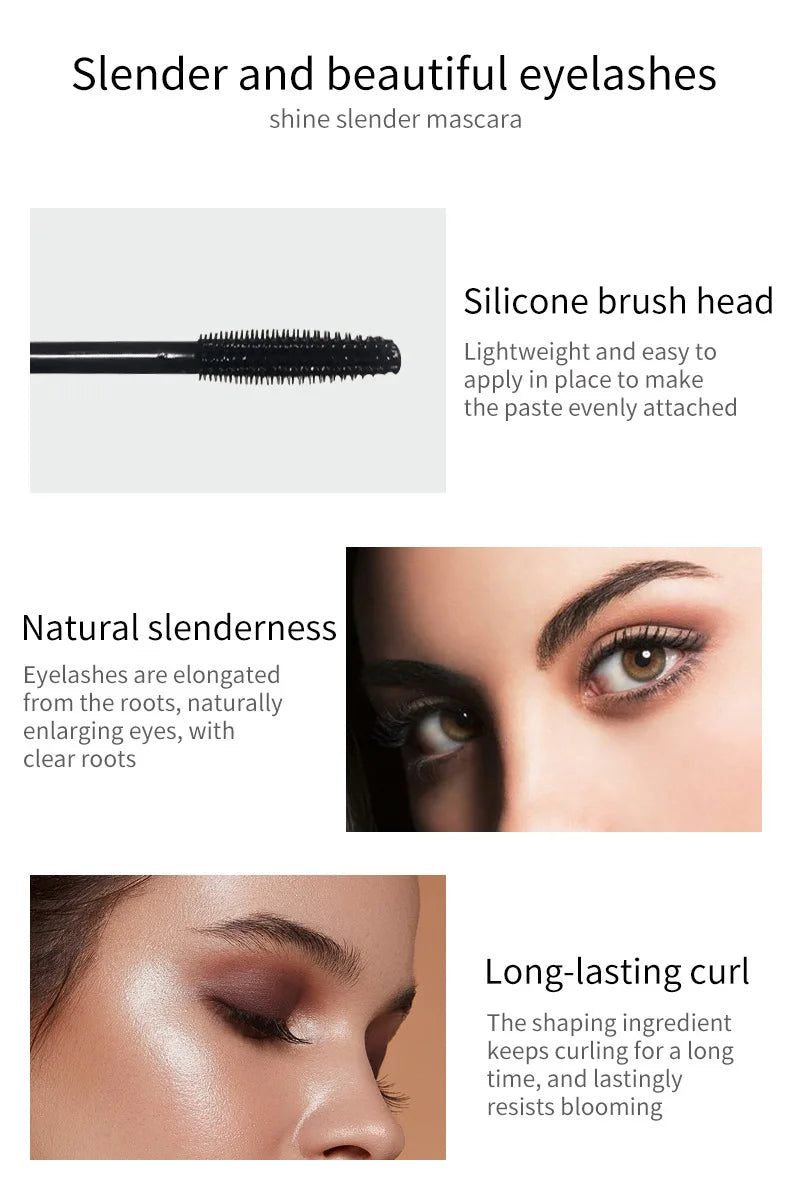 LuxuryGlow 4D Starry Sky Waterproof Mascara – Curling, Volumizing & Long-Lasting