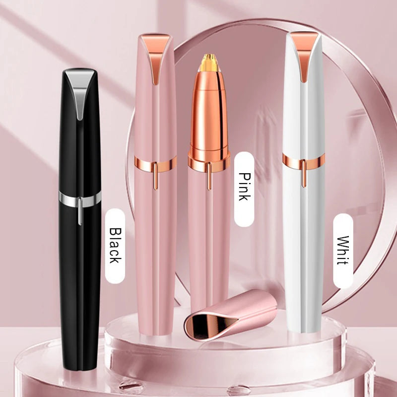 LuxuryGlow Women’s Electric Epilator & Eyebrow Trimmer | Portable Face & Body Shaver