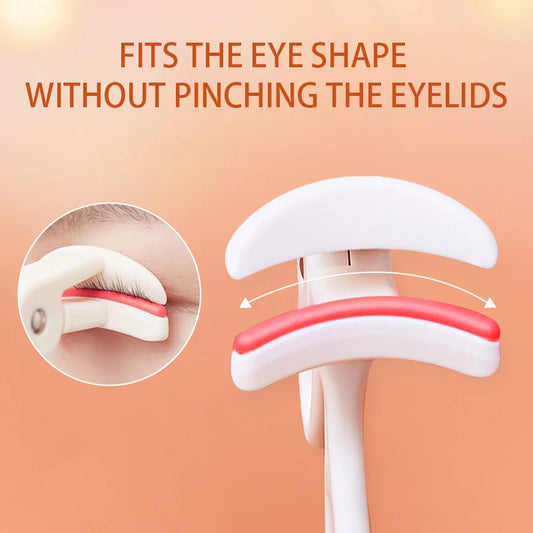 مكبس رموش مزدوج الحجم من CALIYI مع وسادات سيليكون - للعيون الكبيرة والصغيرة