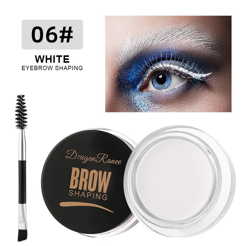 Dragon Ranee 6-Color Eyebrow Styling Cream – Long-Lasting Waterproof Brow Gel
