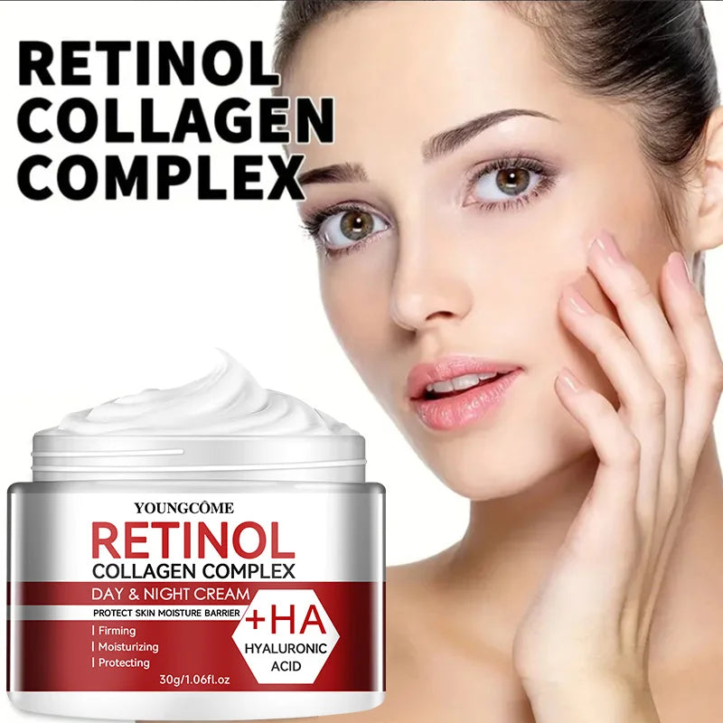 YOUNGCOME Retinol Collagen Face Cream – Deep Hydration & Anti-Aging Moisturizer for Dry Skin