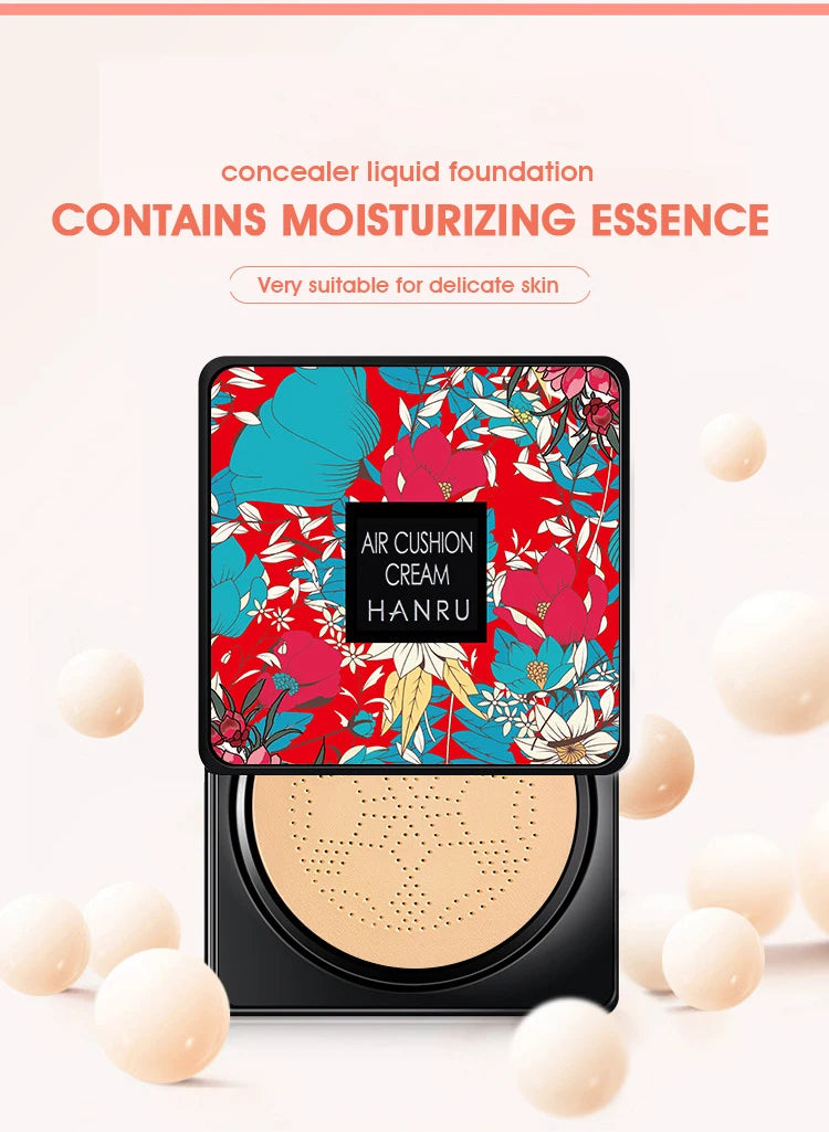 LuxuryGlow Mushroom Air Cushion BB Cream – Moisturizing, Concealing & Long-Lasting