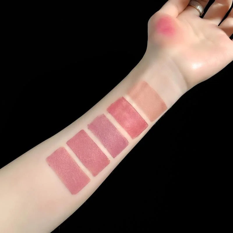 LuxuryGlow Fit Colors 5-in-1 Matte Lipstick Set – Velvet Finish, Non-Stick, Long-Lasting