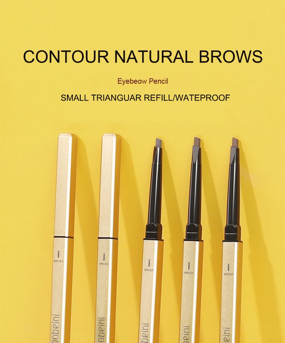 LuxuryGlow Double-Ended Eyebrow Pencil – Waterproof, Long-Lasting & Natural Finish