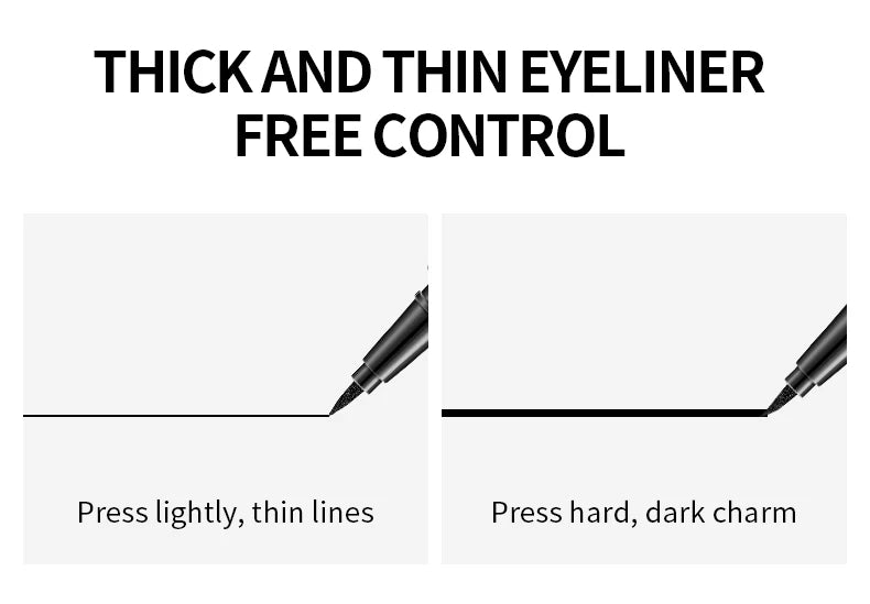 YANQINA Precision Liquid Eyeliner Pen – Waterproof, Long-Lasting, Quick-Dry