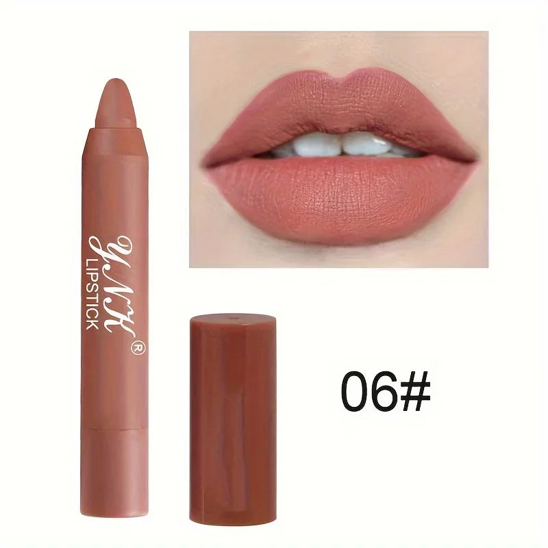 Lápiz labial mate LuxuryGlow Velvet | Tinte labial nude resistente al agua y de larga duración