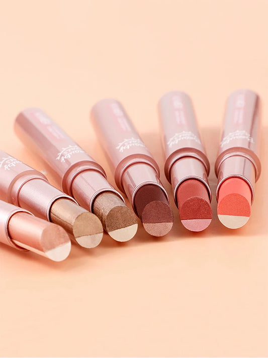 LuxuryGlow Gradient Two-Color Waterproof Eyeshadow Pen – Long-lasting, Shimmer Finish