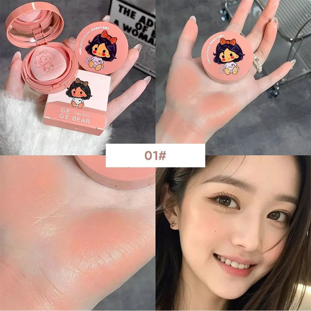 Gege Bear Cushion Blush by Gege Bear – Long-Lasting, Blendable & Whitening Finish