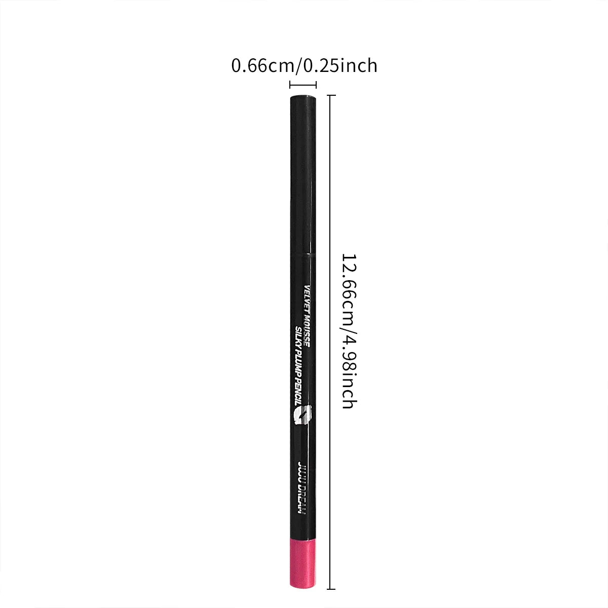 Lápiz delineador de labios mate a prueba de agua LuxuryGlow: 5 tonos duraderos y resistentes a las manchas para un contorno y una definición de labios perfectos.