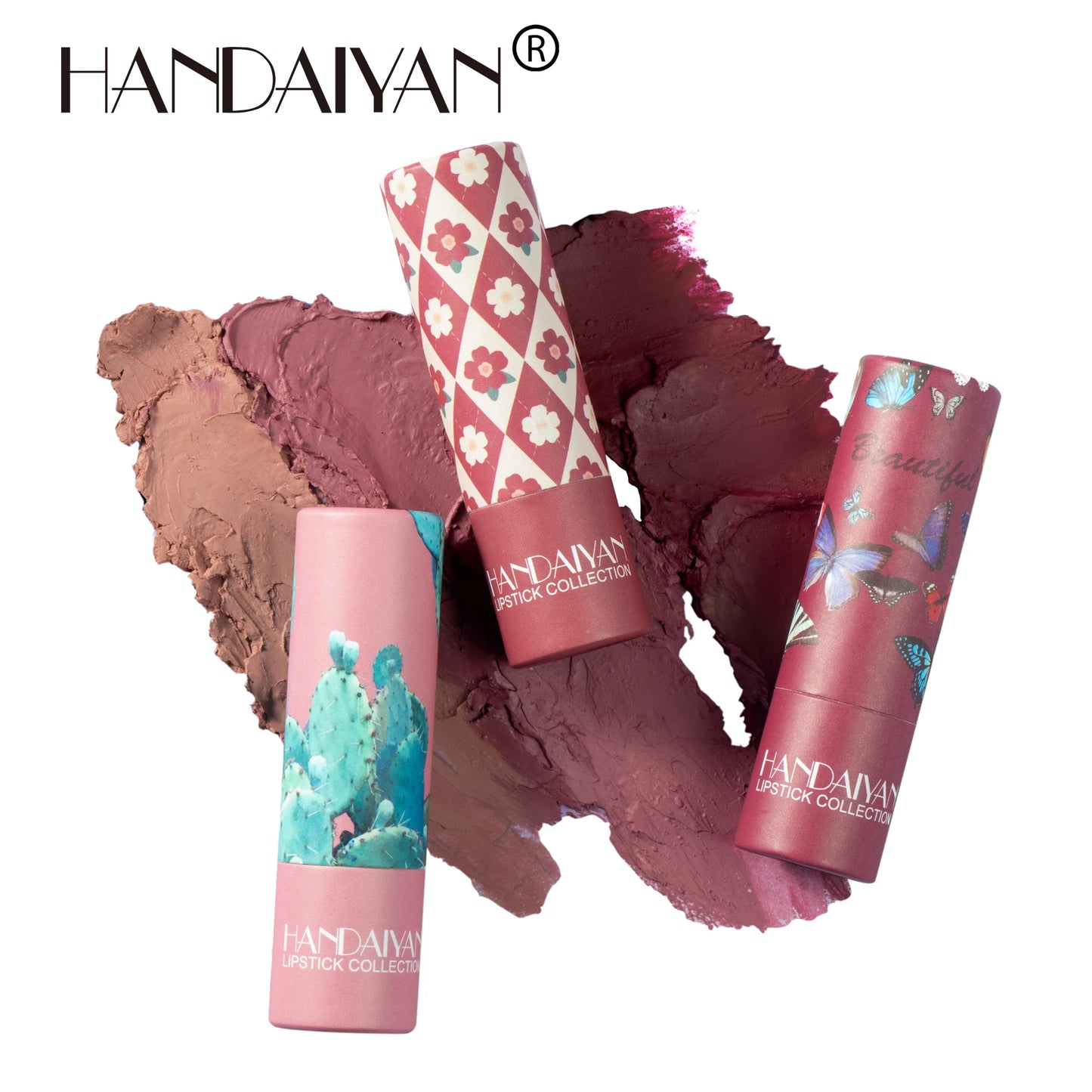 Handaiyan Naked Color Velvet Matte Lipstick – Long-Lasting & Moisturizing