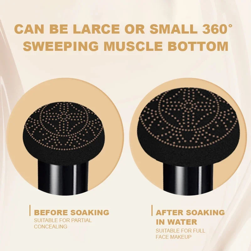 Crema BB Air Cushion de Ocheal: corrector, base y protector solar con esponja de hongo