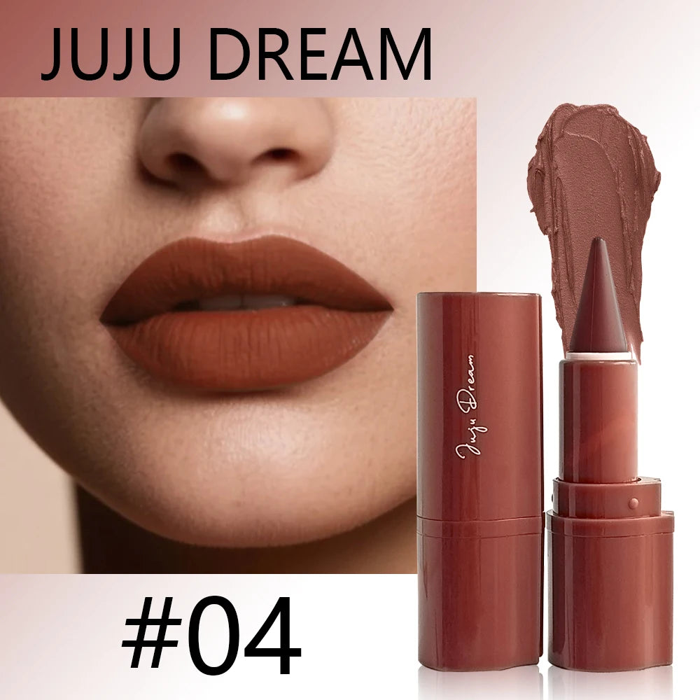 Delineador de labios mate aterciopelado JUJU Dream: duradero, resistente al agua y de aplicación suave.