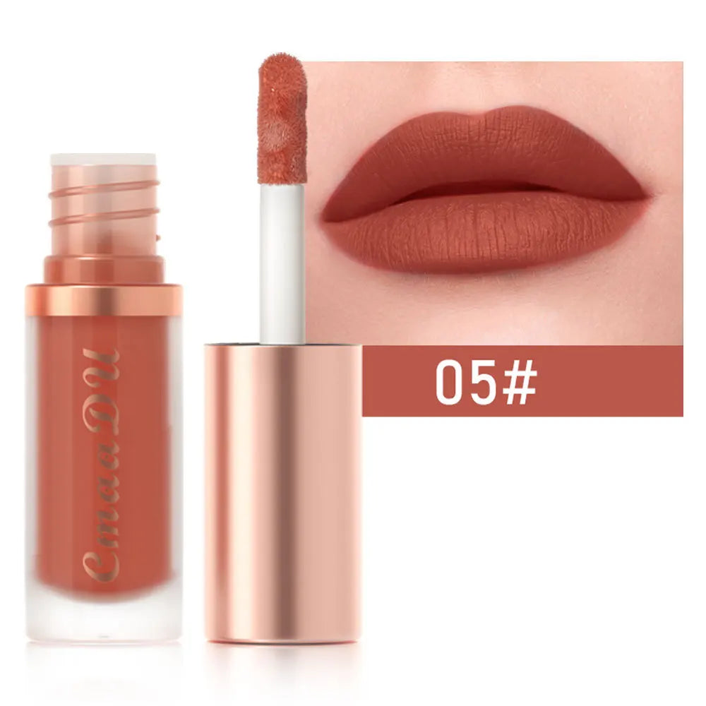 CMAADU Waterproof Matte Velvet Lip Gloss – Long-Lasting, Moisturizing, Non-Stick Formula