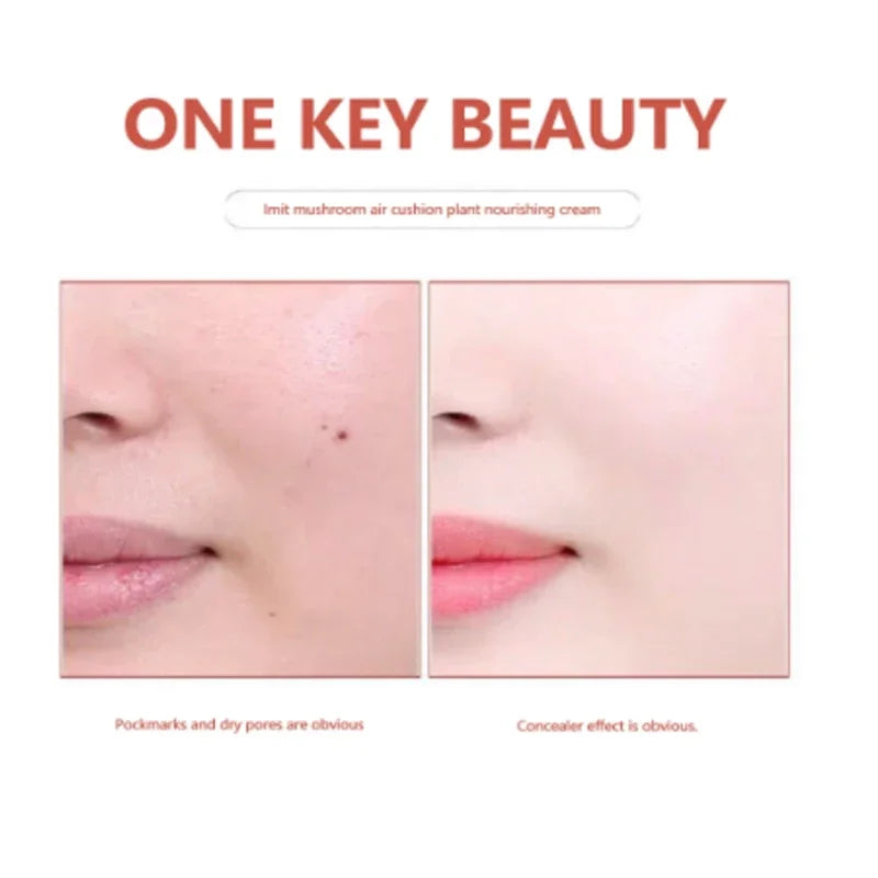 SADOER Air Cushion CC Cream con efecto hongo: base hidratante y de larga duración