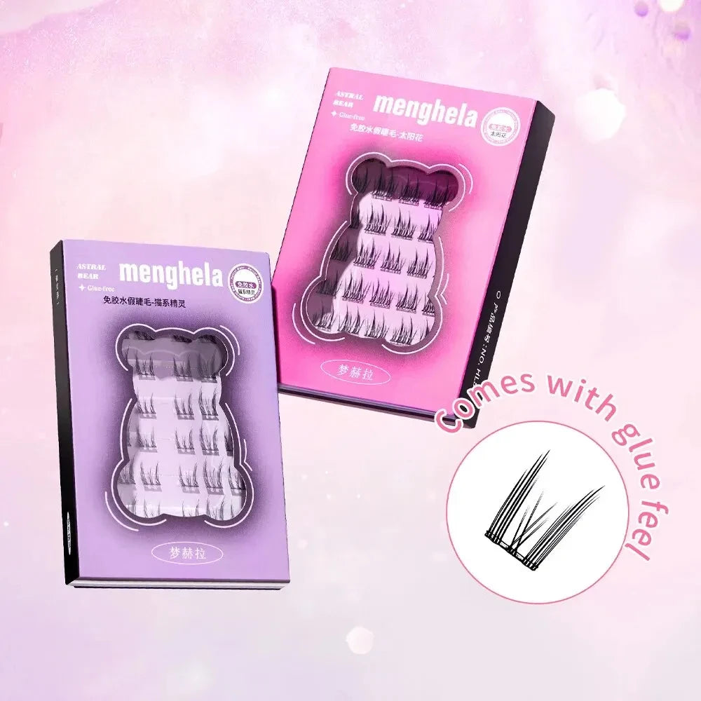 LuxuryGlow Fairy Glue-Free DIY False Eyelashes | Easy Rebound & No-Removal Lashes