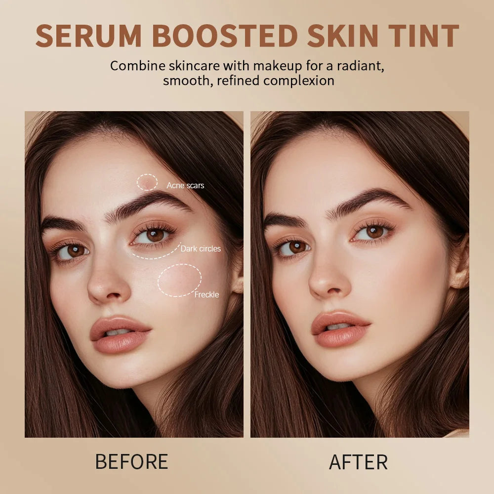 Lakerain Eraser Foundation Stick – Serum-Infused Skin Tint for Flawless, Hydrated Coverage
