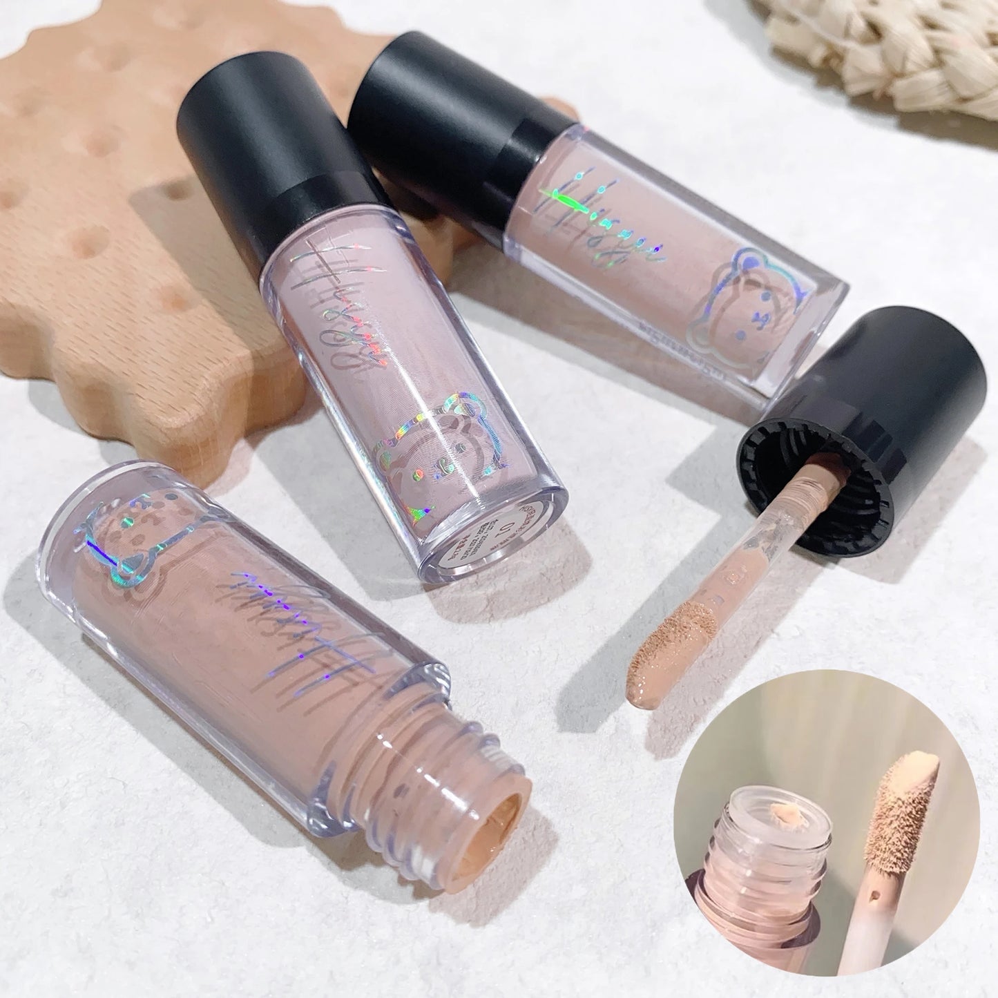 LuxuryGlow Waterproof Multi-Functional Liquid Concealer – Brightens & Covers Flaws