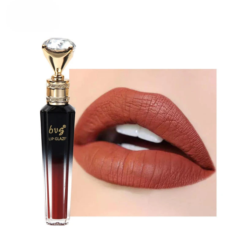 BVG Velvet Matte Lip Gloss – Long-Lasting, Waterproof & Non-Stick Color