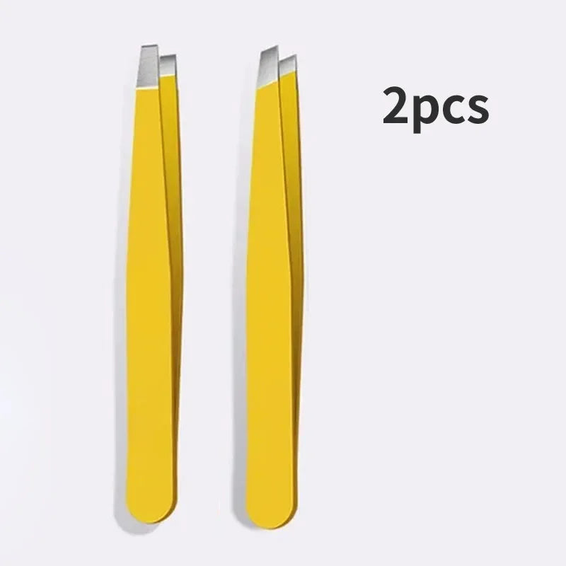 RUZOFO Precision Stainless Steel Tweezers – Eyebrow, Splinter & Ingrown Hair Removal Tool