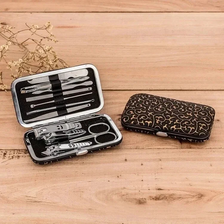 Tanyi 11-in-1 Happy Face Nail Care Set – Manicure & Pedicure Grooming Kit