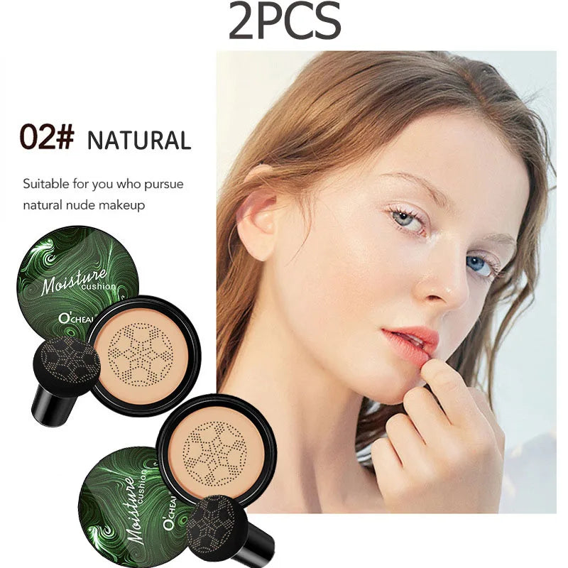 Crema BB Air Cushion de Ocheal: corrector, base y protector solar con esponja de hongo