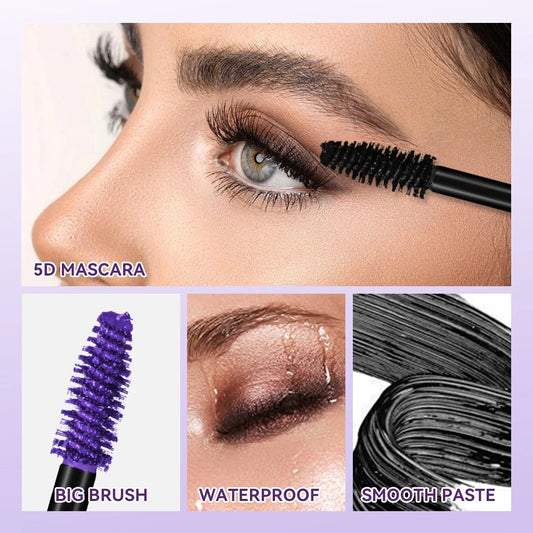 ibcccndc 5D Waterproof Fiber Mascara – Lengthening, Volumizing & Curling