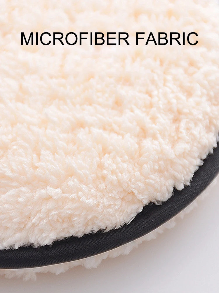 LuxuryGlow 4PCS Reusable Microfiber Makeup Remover Pads – Soft, Washable & Eco-Friendly