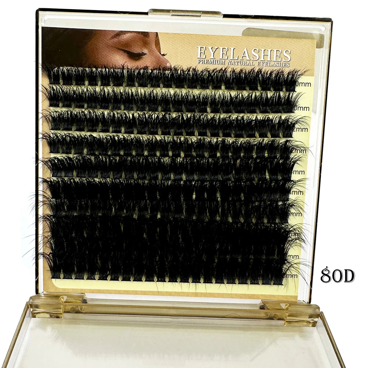 LYBCG Fluffy Thick DIY Lash Clusters – 30D-100D Eyelash Extensions (10–18mm)