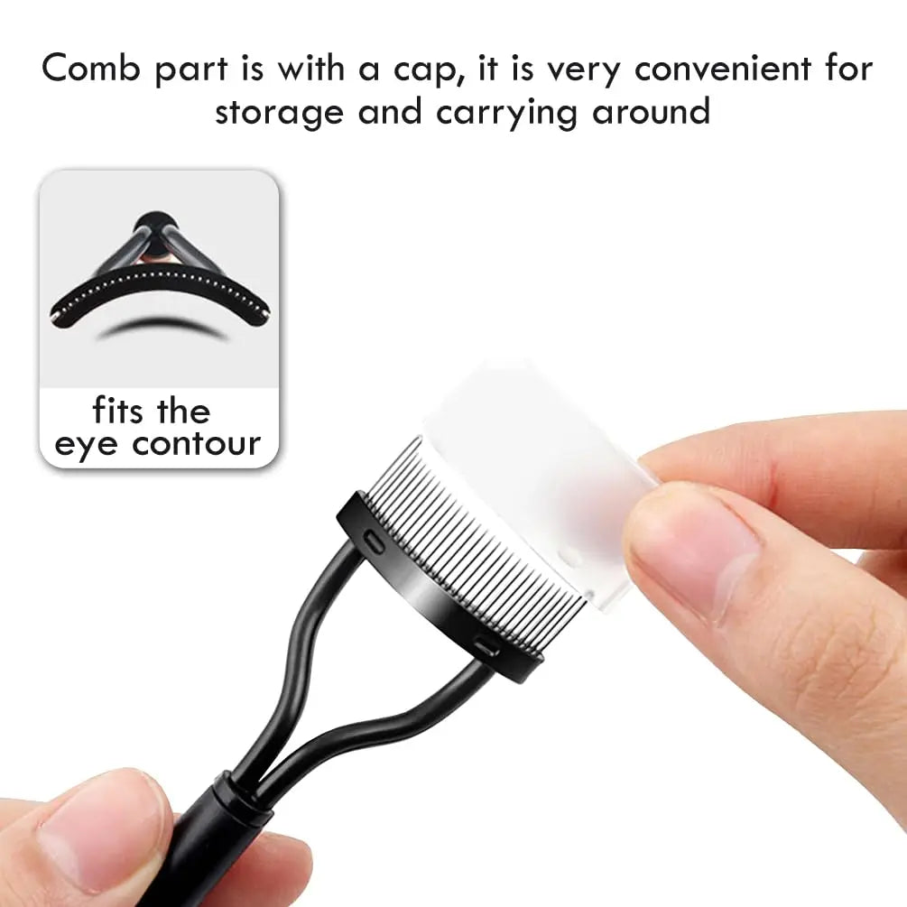 LuxuryGlow Eyelash Comb Separator with Cover | Lash Definer & Mascara Applicator Tool
