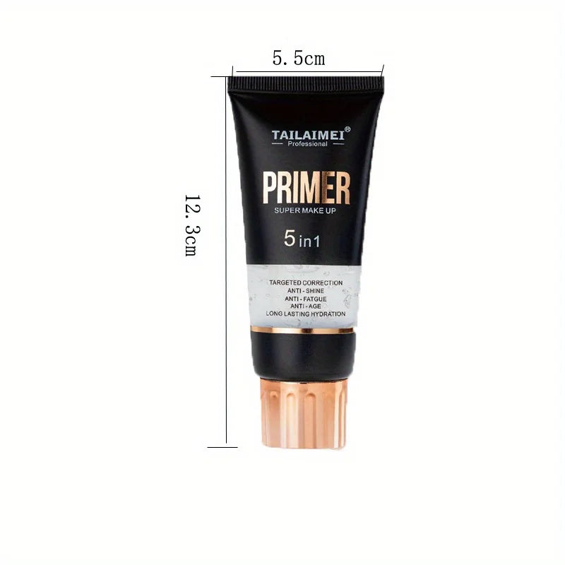 LuxuryGlow Waterproof Transparent Gel Primer with Avocado & Rose Extract – 60ml