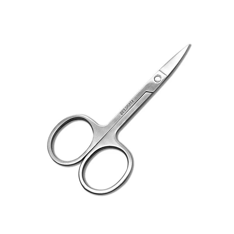 Zhenduo Beauty Stainless Steel Precision Eyebrow & Nose Hair Scissors – Small Makeup Beauty Tool