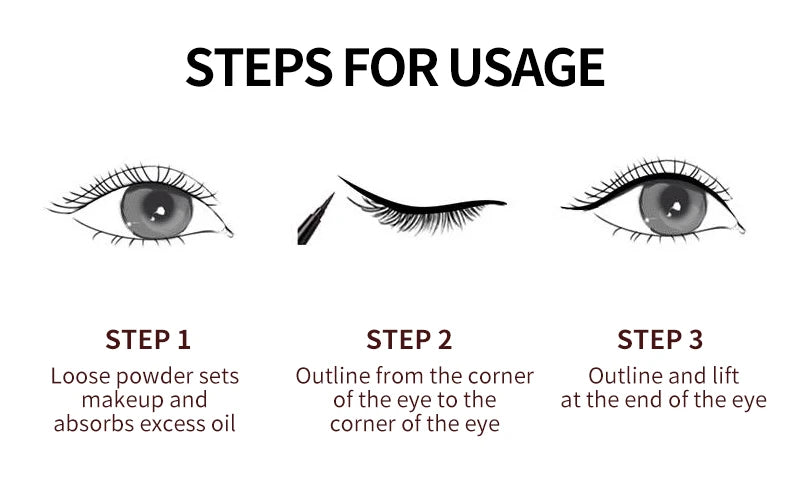 YANQINA Precision Liquid Eyeliner Pen – Waterproof, Long-Lasting, Quick-Dry