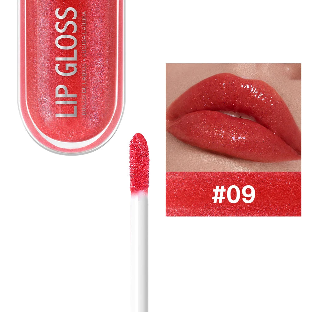 Set de brillo labial USHAS de 12 colores: brillo metálico e hidratación de larga duración