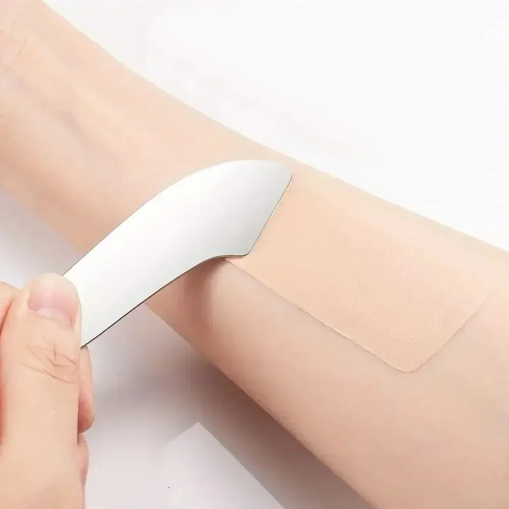 مجموعة فرشاة وملاعق مكياج من الفولاذ المقاوم للصدأ من LuxuryGlow - أداة خلط كريم الأساس والكريم