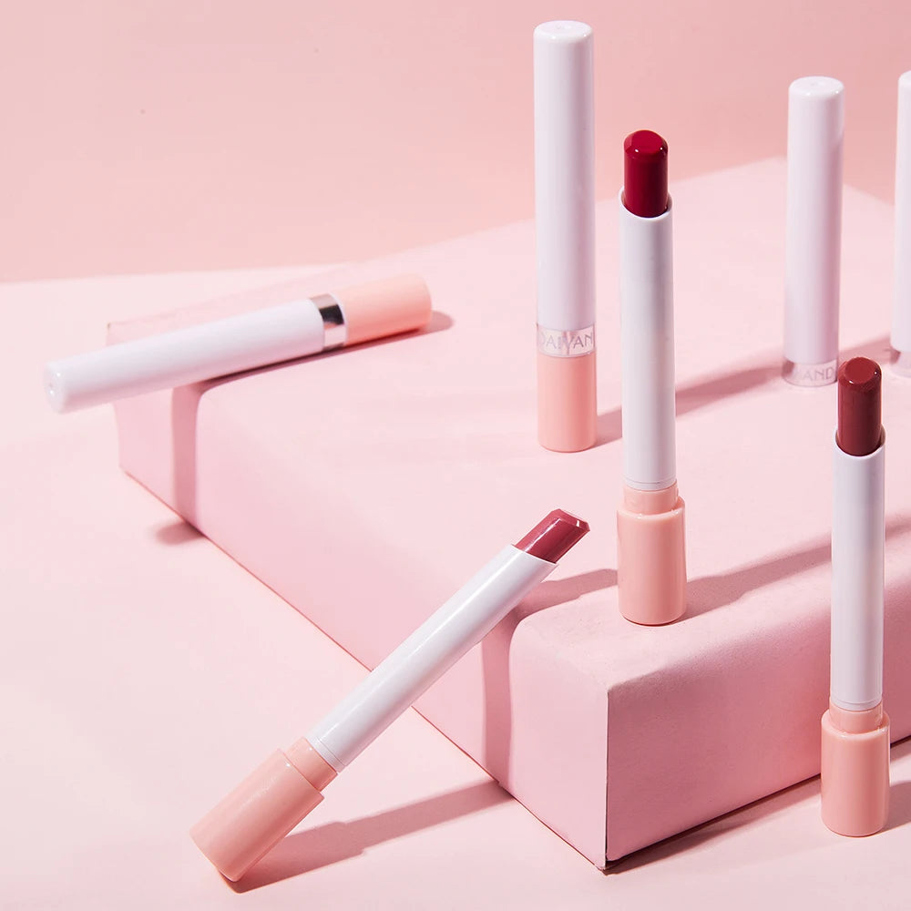 Set de labiales mate Handaiyan | 4 mini labiales de terciopelo que no se decoloran