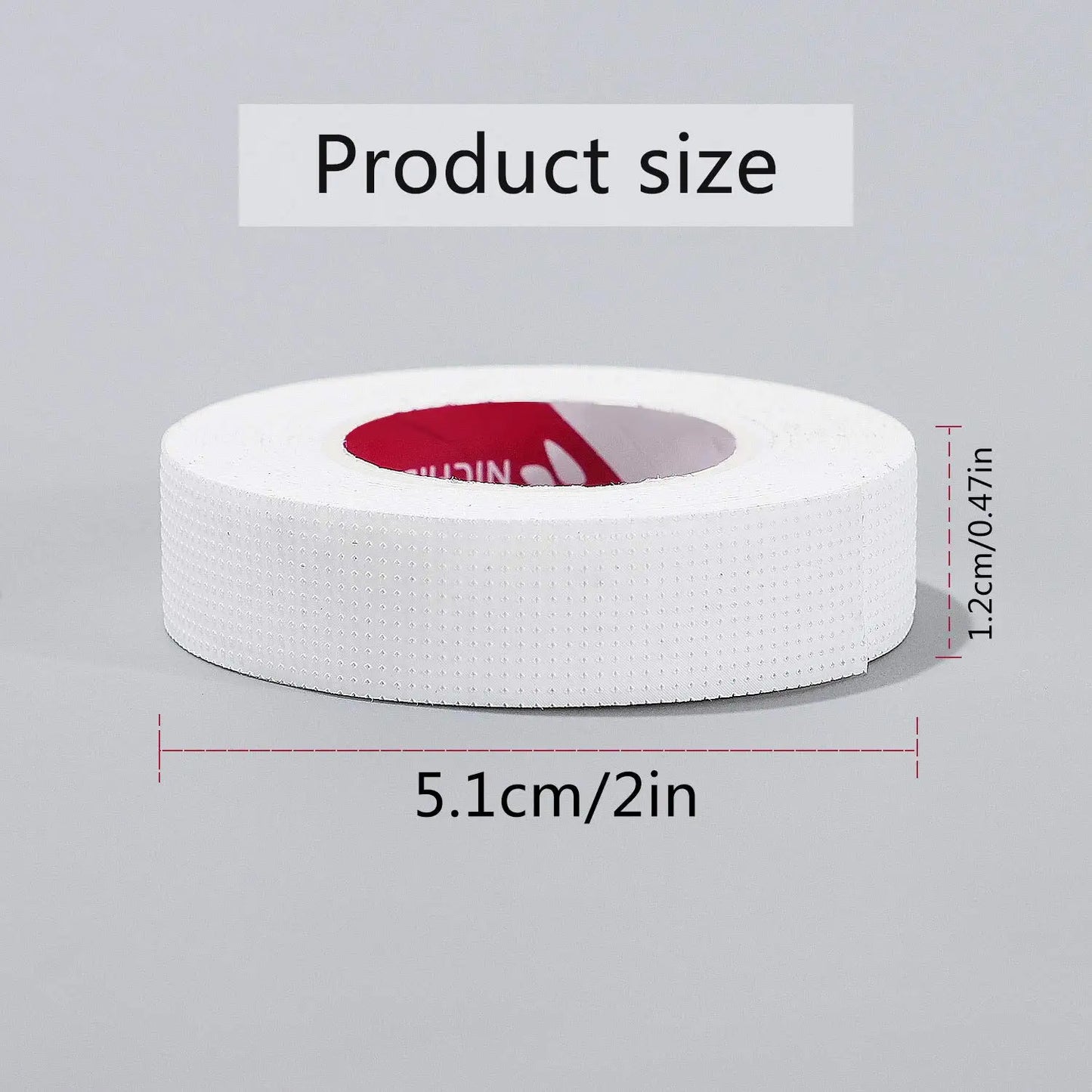 FOEONCO 2/3 Rolls Japanese Eyelash Extension Tape – Lint-Free, Breathable & Gentle