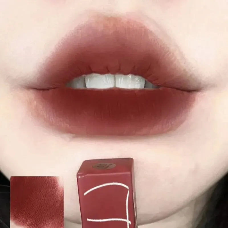 Lápiz labial mate HERORANGE TX010: resistente al agua y al sudor, 2 en 1 para labios y mejillas