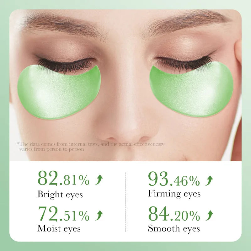 SADOER Aloe Vera Collagen Eye Masks | 60pcs Anti-Dark Circle & Puffiness Patches