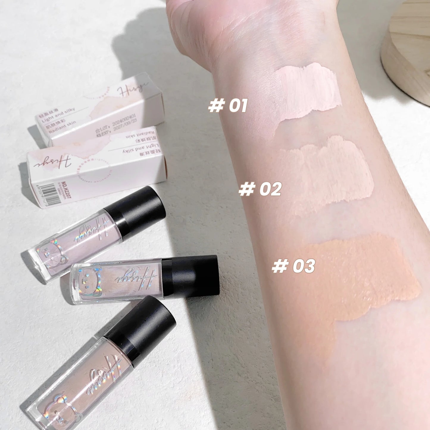 LuxuryGlow Waterproof Multi-Functional Liquid Concealer – Brightens & Covers Flaws