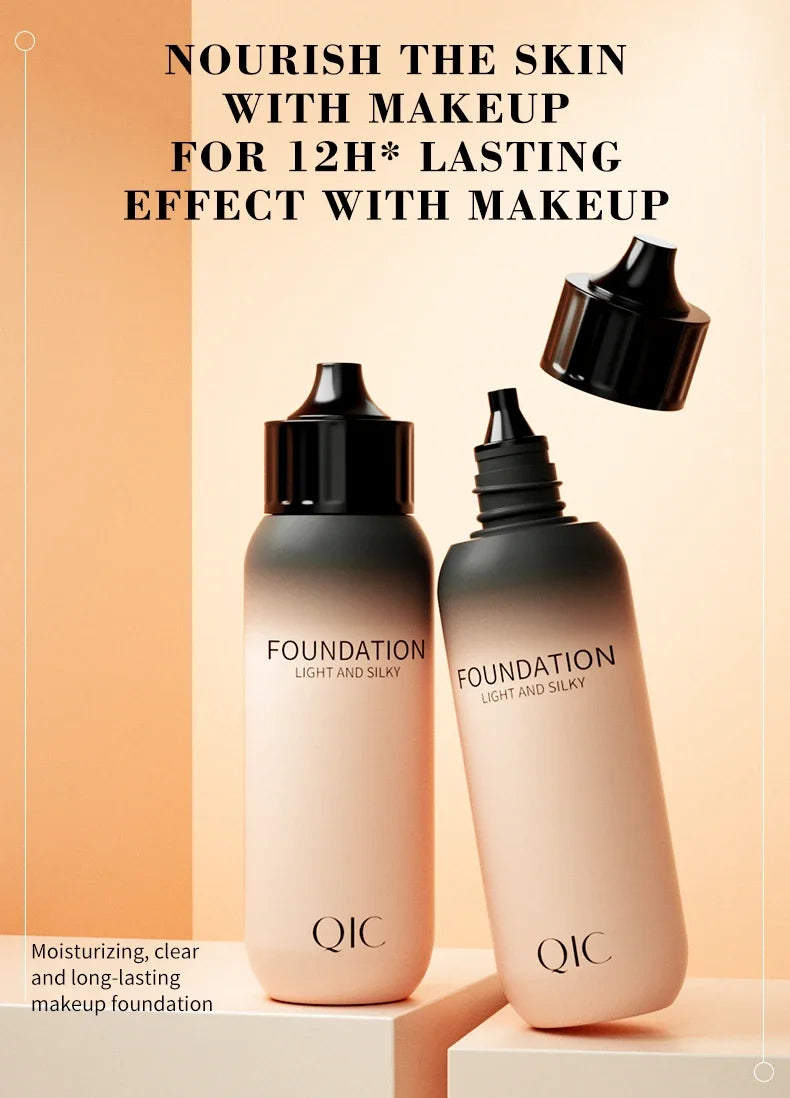 LIDORIA 30ml Waterproof Liquid Foundation – Matte, Oil-Control & Full Coverage