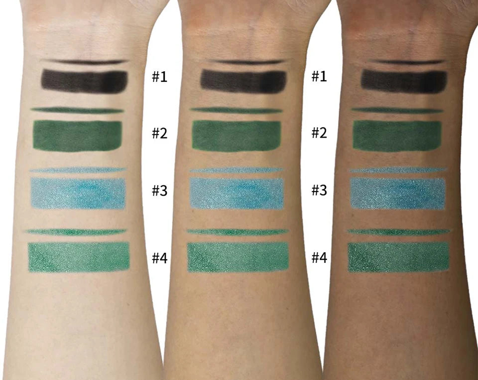 LAKERAIN 4-Color Powder Eyeliner Stick – Waterproof, Smudge-Free & Long-Lasting