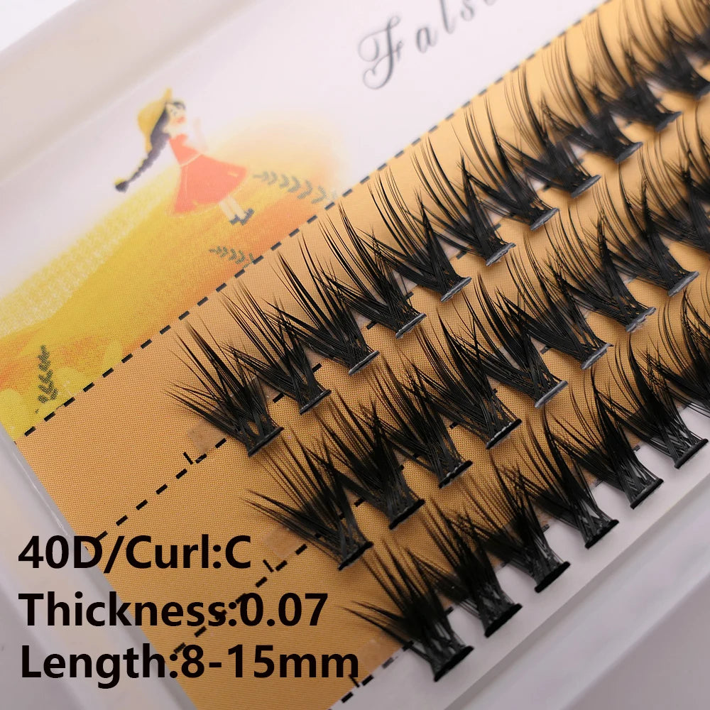 رموش صناعية من مجموعة LuxuryGlow، 60 مجموعة، 20D/30D، مصنوعة من فرو المنك، طبيعية، ثلاثية الأبعاد، كثيفة، مصنوعة يدويًا