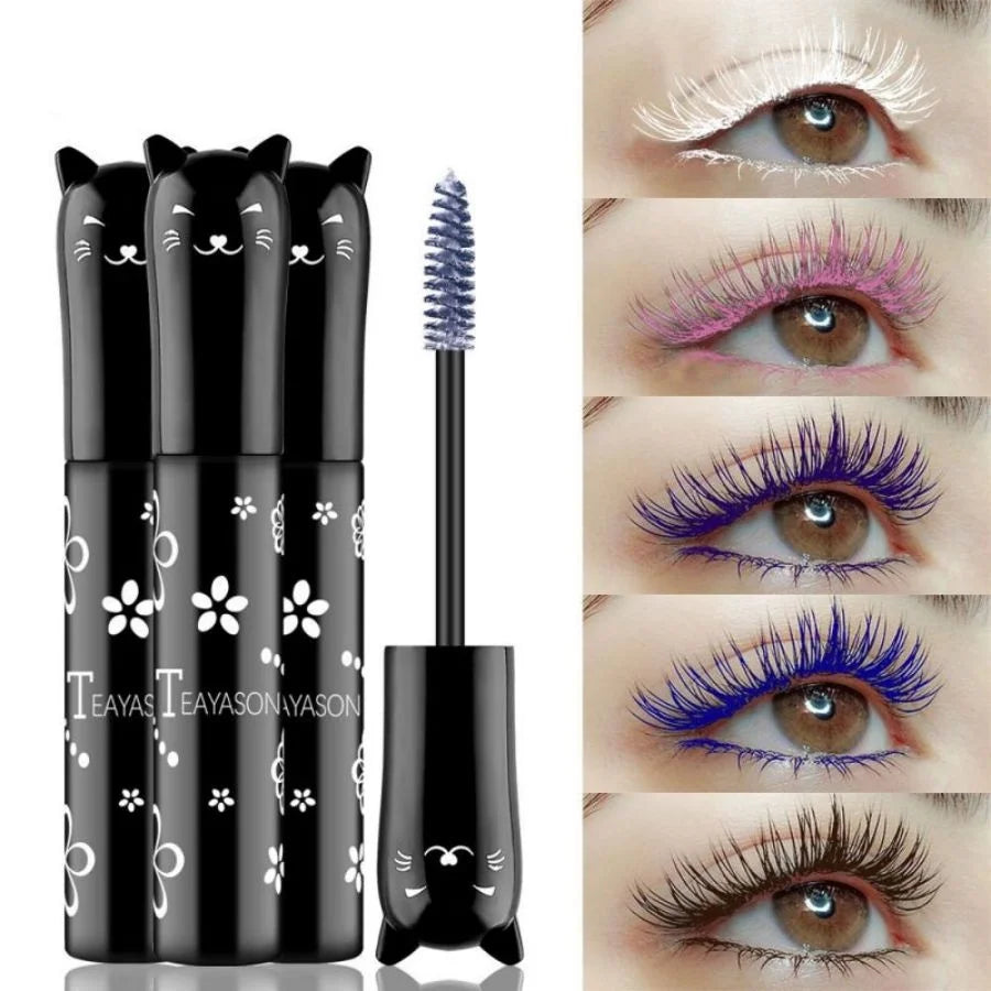 TEAYASON 6-Color Vibrant Mascara Set – Smudge-Proof & Clump-Free | TEAYASON